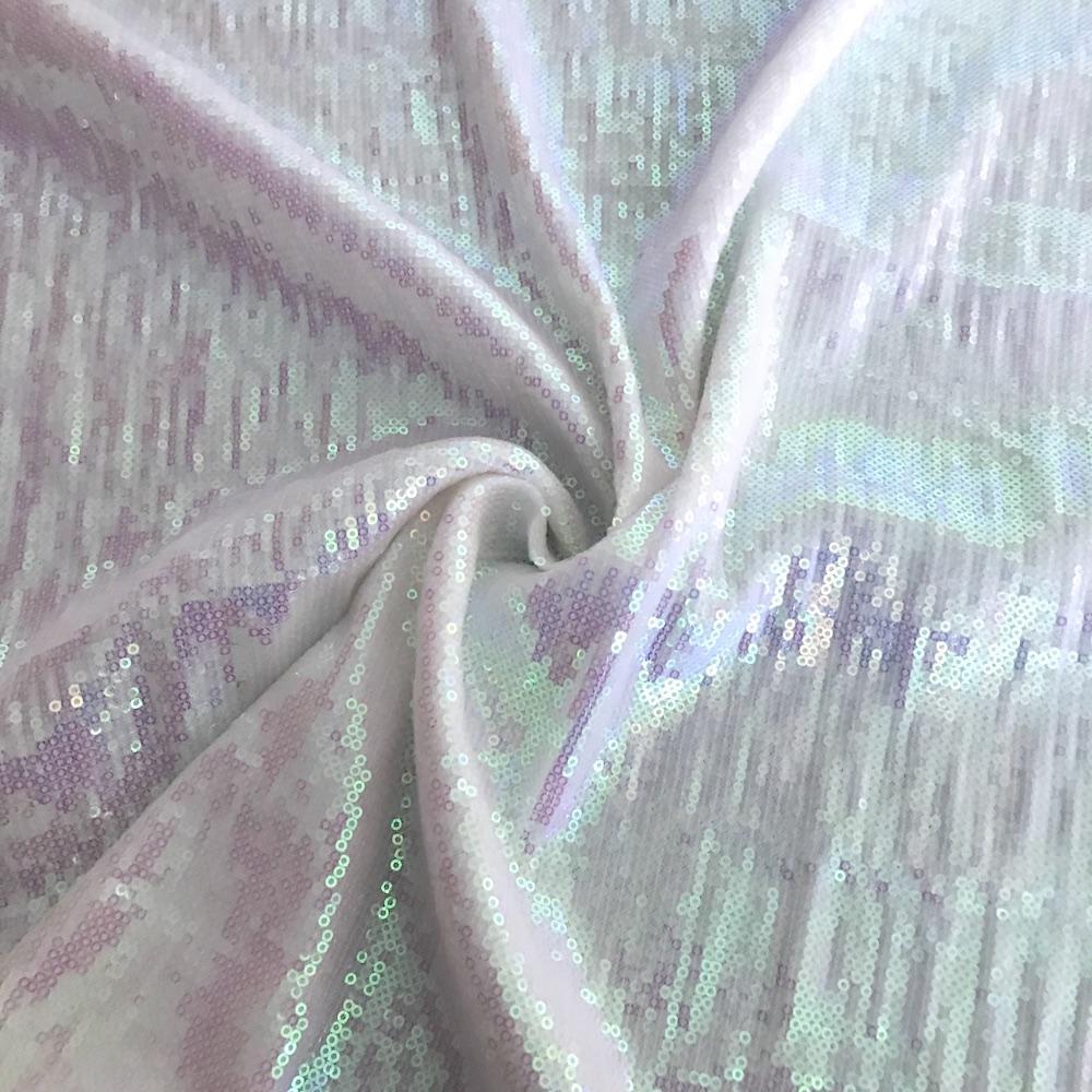 All-Over Micro Sequins Starlight on Stretch Mesh - Image 8
