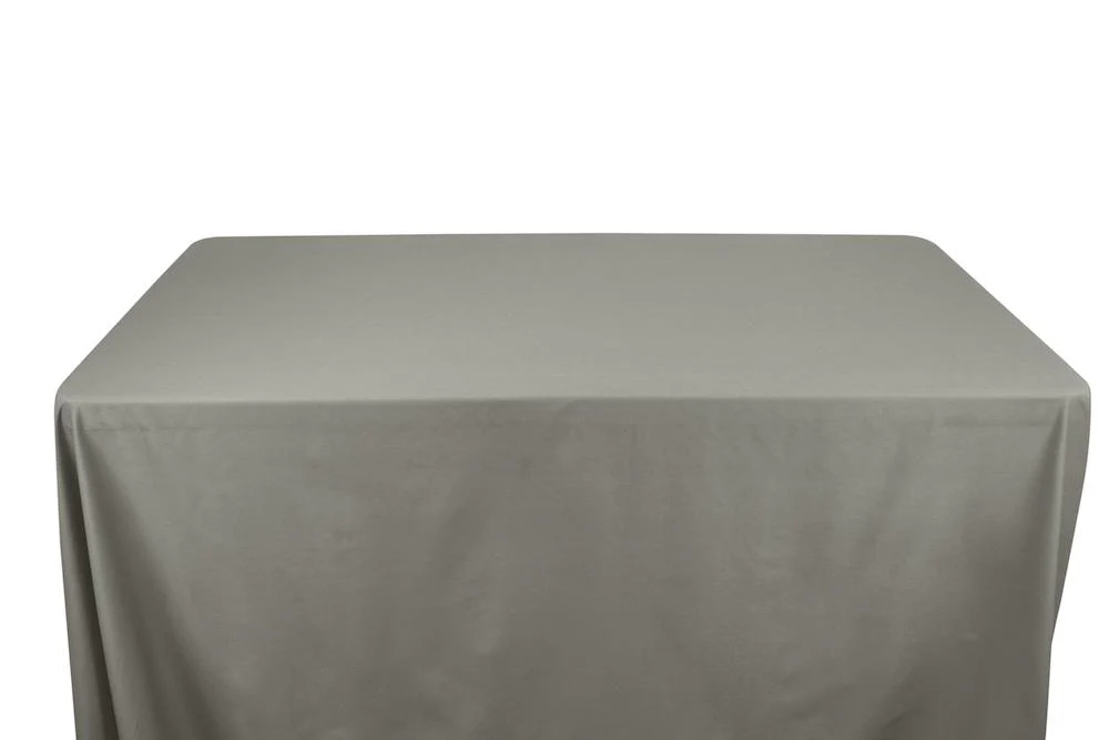 Stretch Broadcloth Banquet Rectangular Table Covers - 6 Feet - Image 6