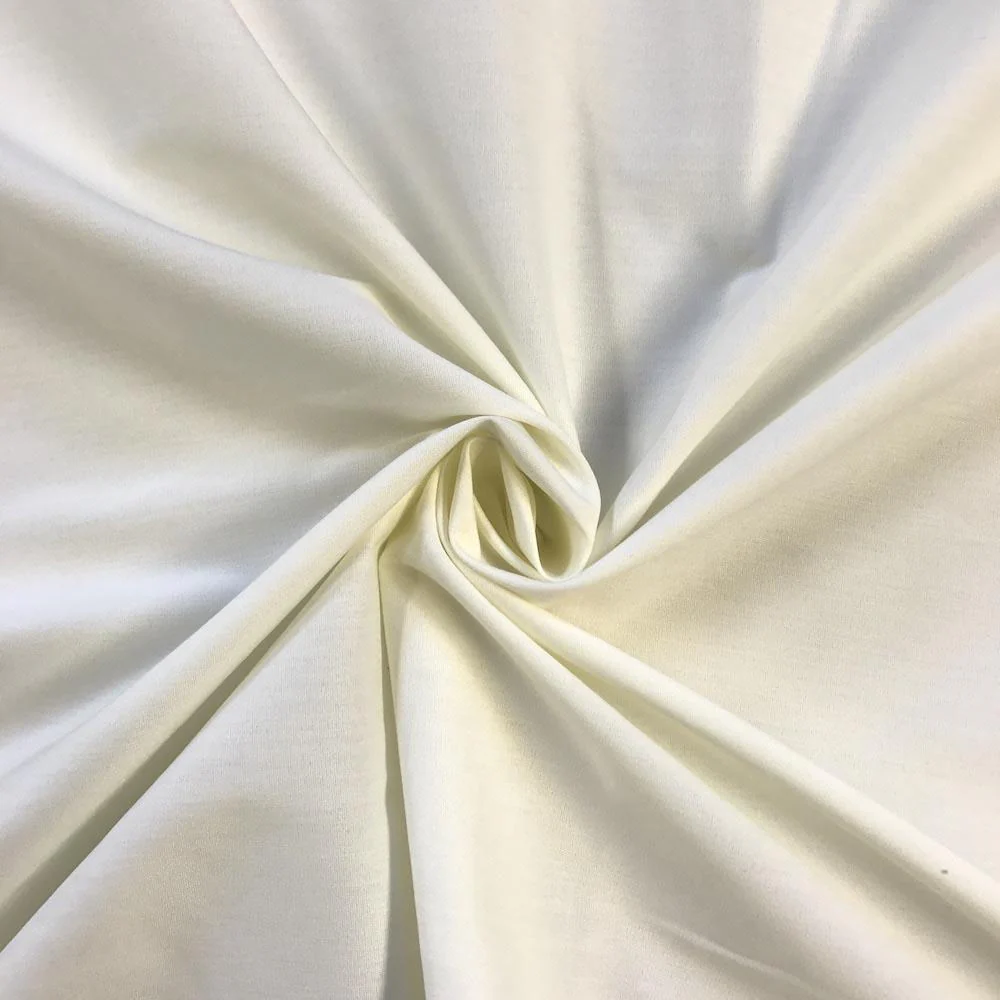 Stretch Broadcloth Rod Pocket Curtains - Off White - Image 3
