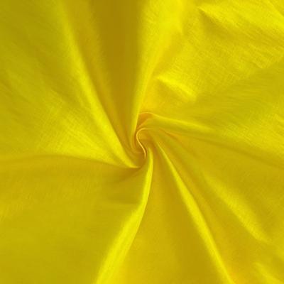 Stretch Taffeta Rod Pocket Curtains - Neon Yellow - Image 3