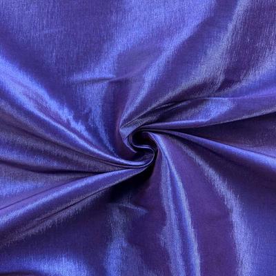 Stretch Taffeta Rod Pocket Curtains - Royal Blue - Image 3