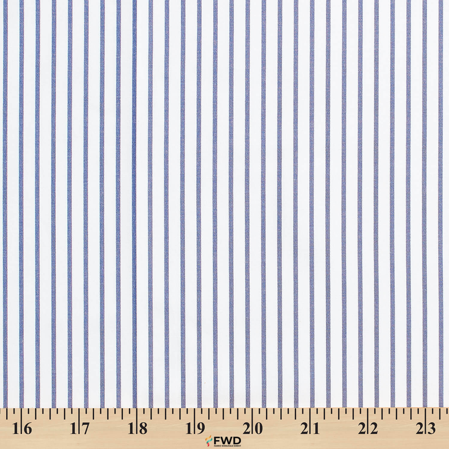 Suave 1/4" Pinstripe Shirting Poplin - Image 7