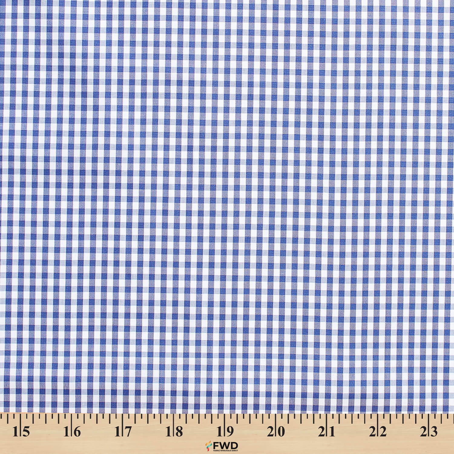 Suave 1/8" Gingham Check Shirting Poplin - Image 7