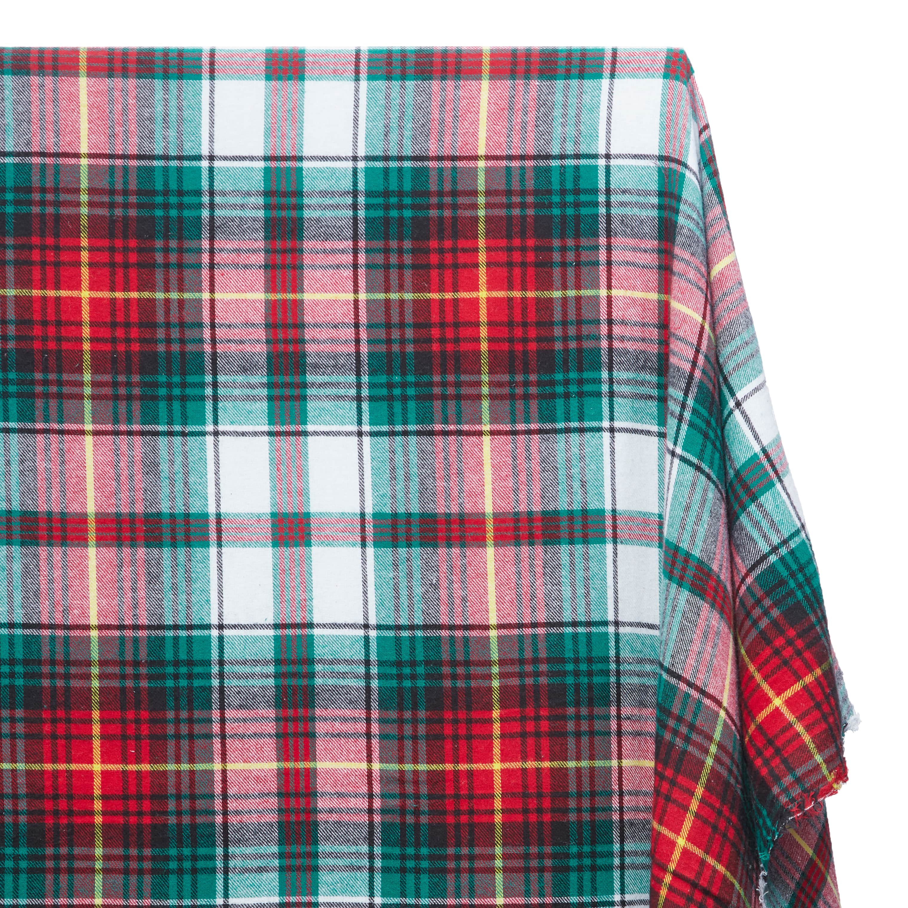 Tartan Plaid Yarn Dyed Brushed Cotton Flannel (Design 14)