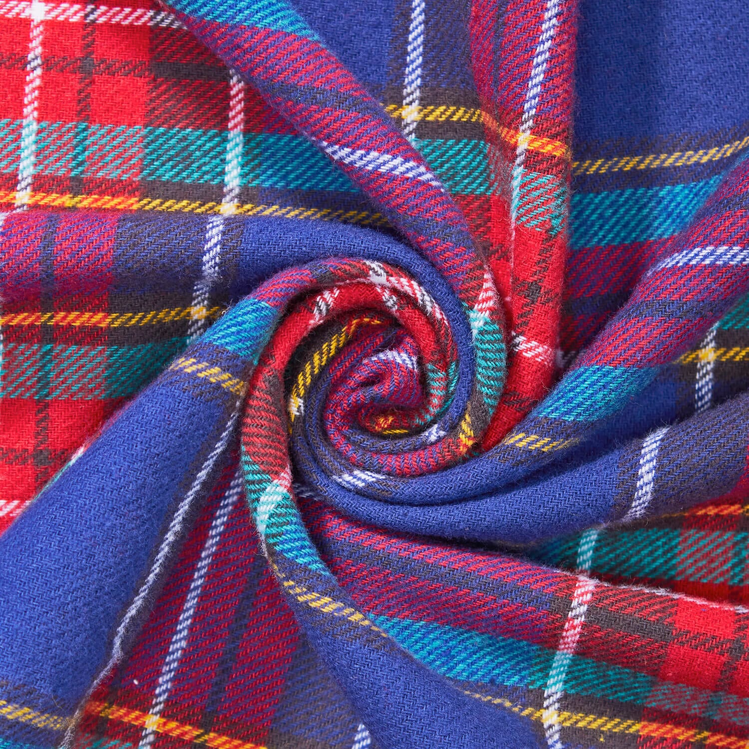 Tom Tartan Plaid Yarn Dyed Brushed Cotton Flannel - Image 2
