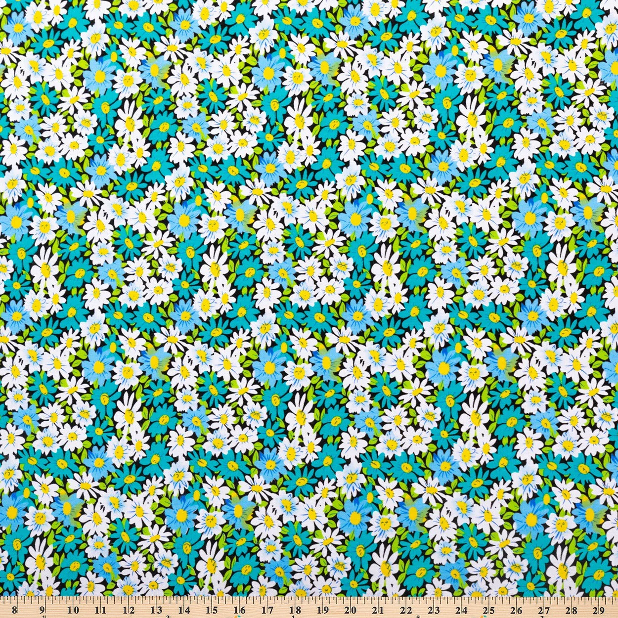 Tri-Color Daisy Print Broadcloth - Image 9