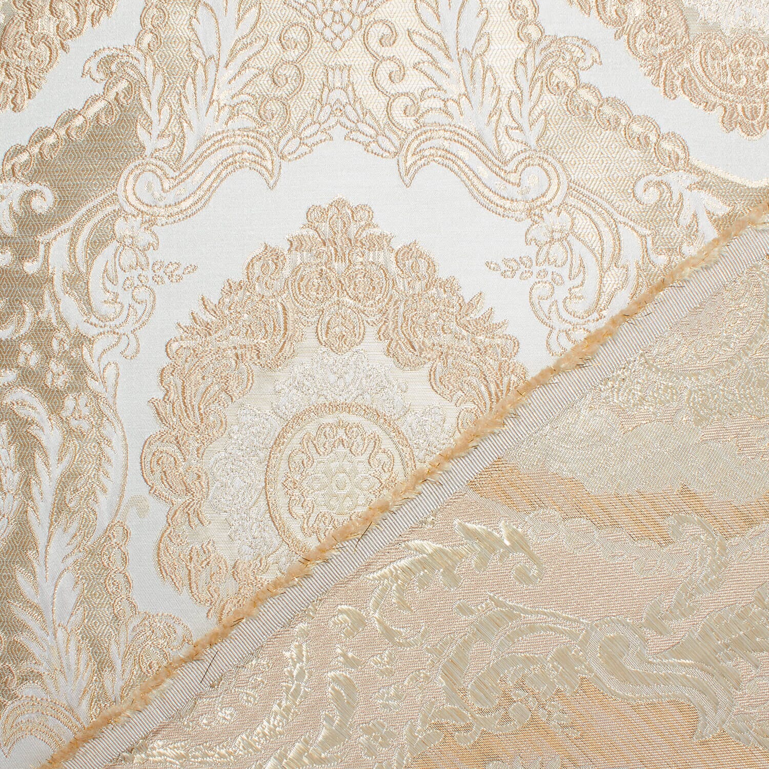 Versailles Extra Wide Two Tone Metallic Damask Jacquard - Image 4