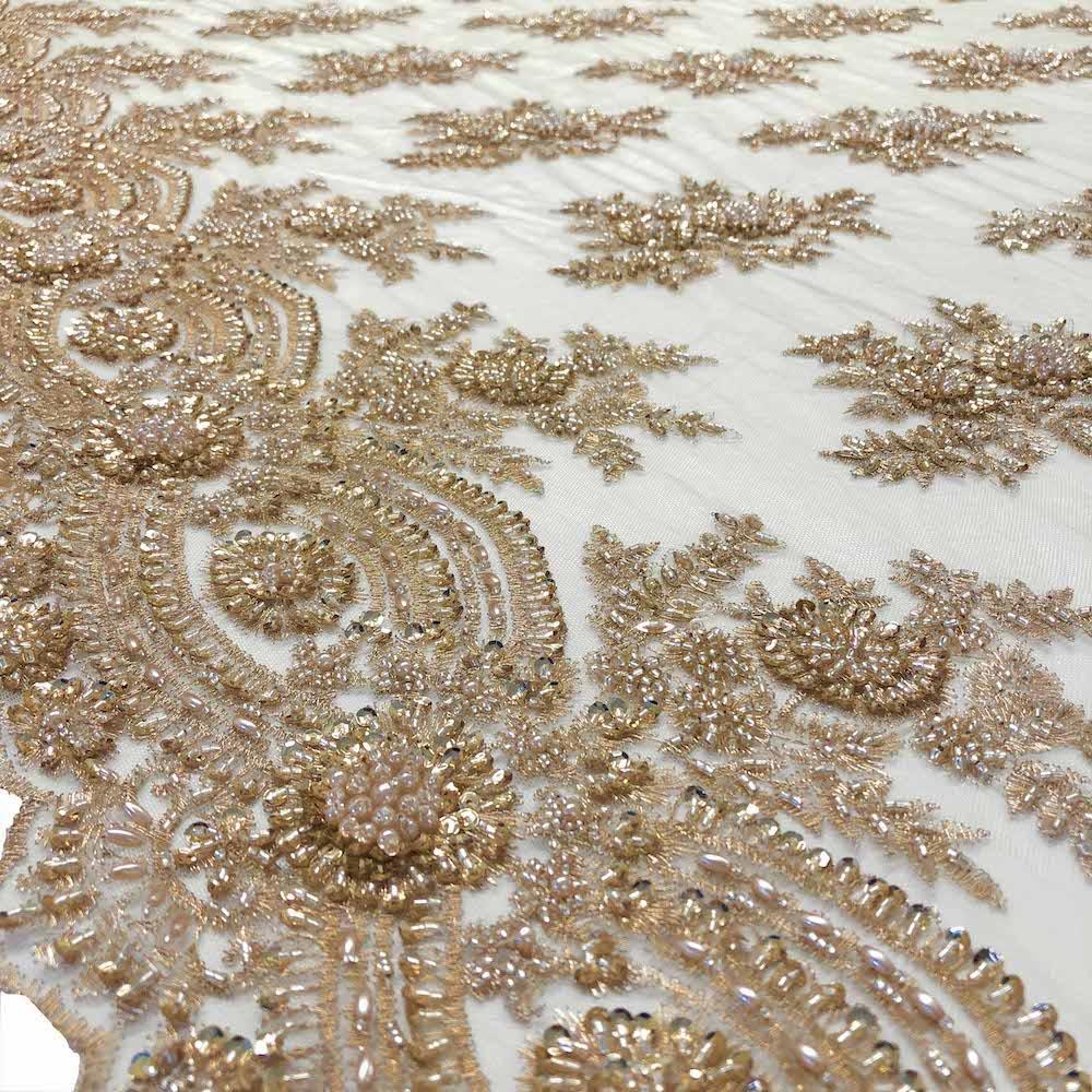 Viburnum Bridal Lace Beaded Fabric - Image 27