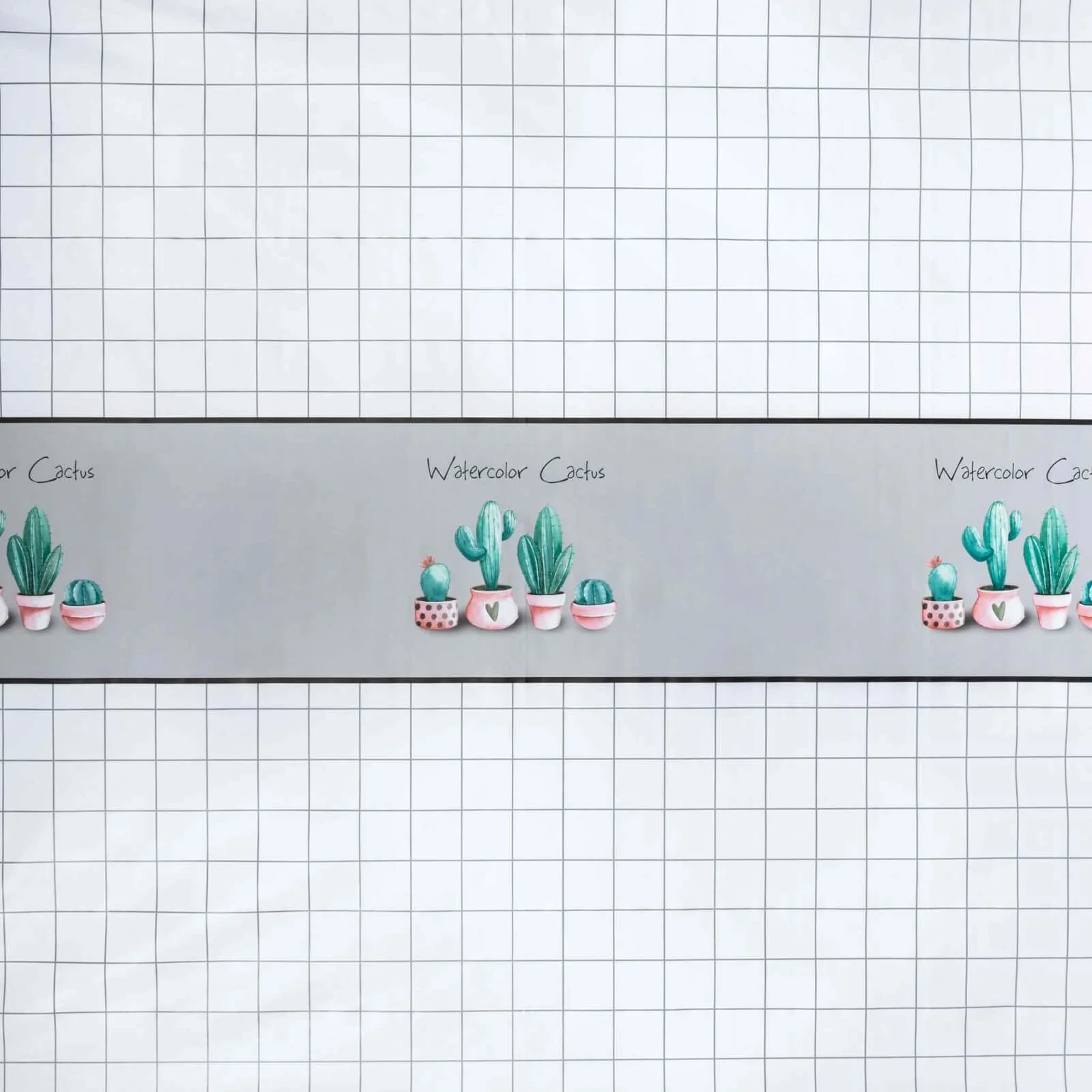 Watercolor Cactus Oilcloth - Image 2
