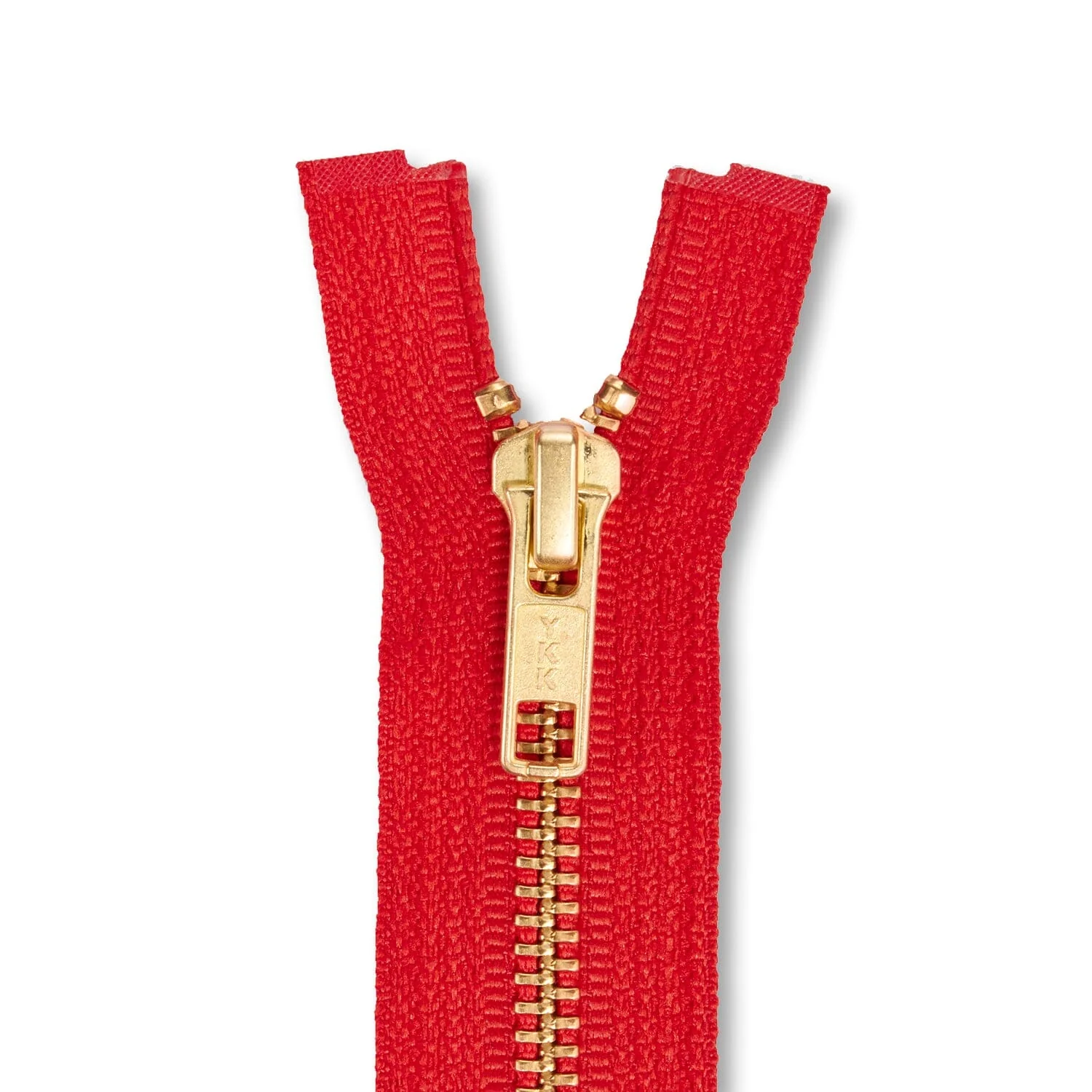 YKK #5 Brass Separating Zipper - Image 8