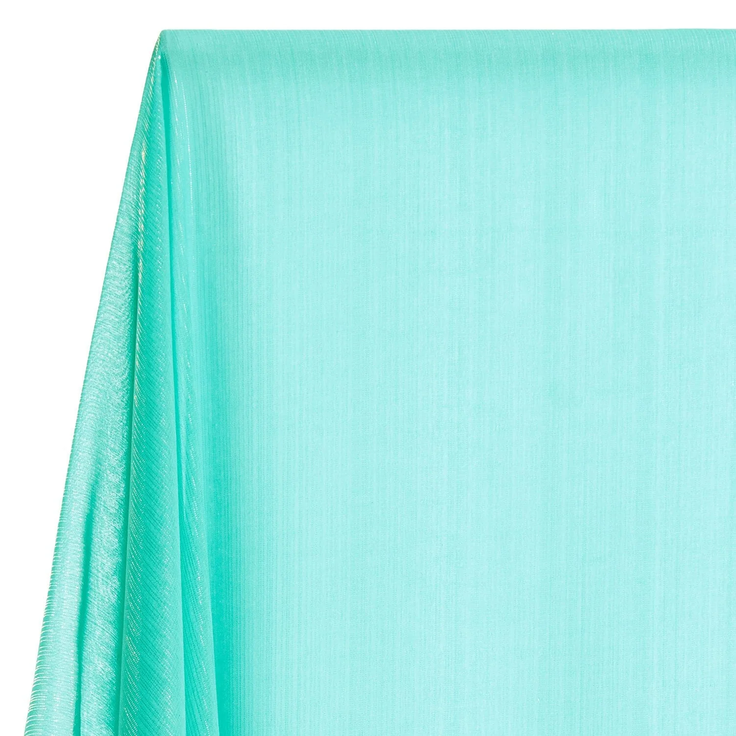Zari Metallic Chiffon Jacquard - Spring Green - Image 2