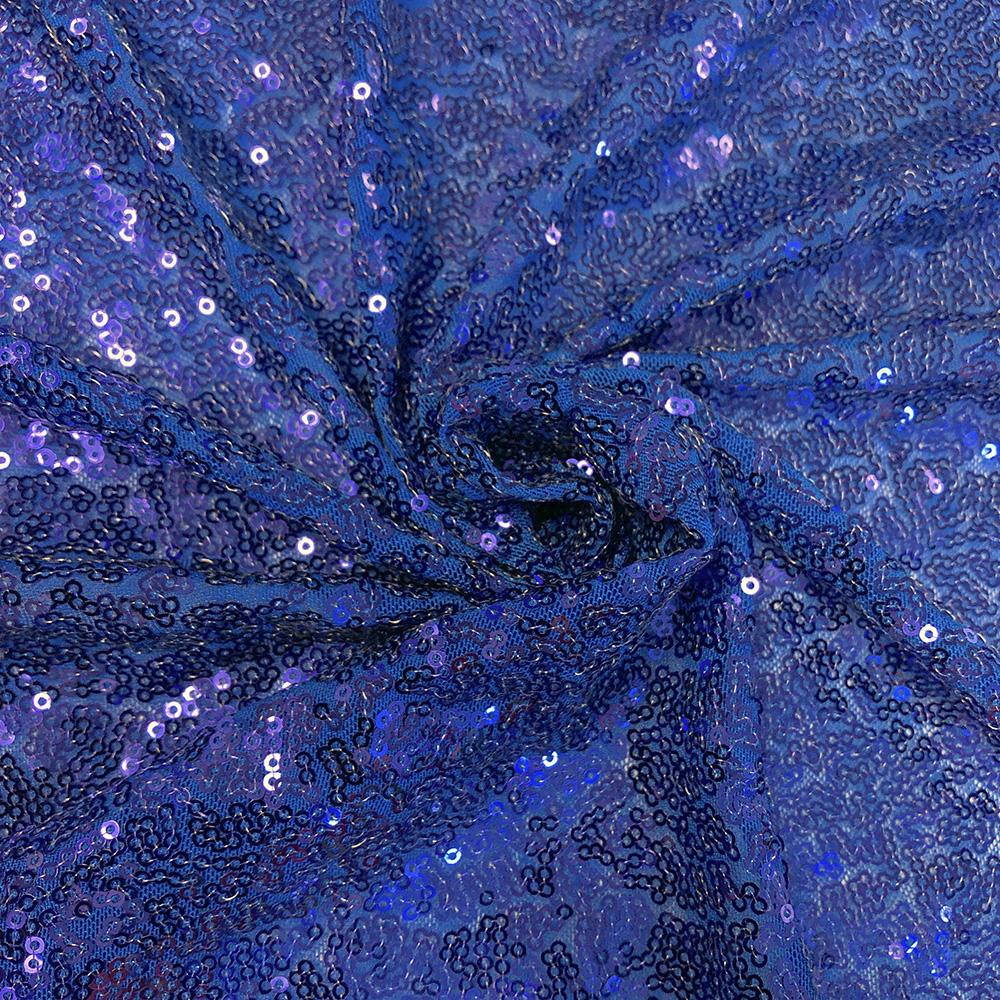 Zigzag Starlight Micro Sequins On Stretch Mesh - Image 52